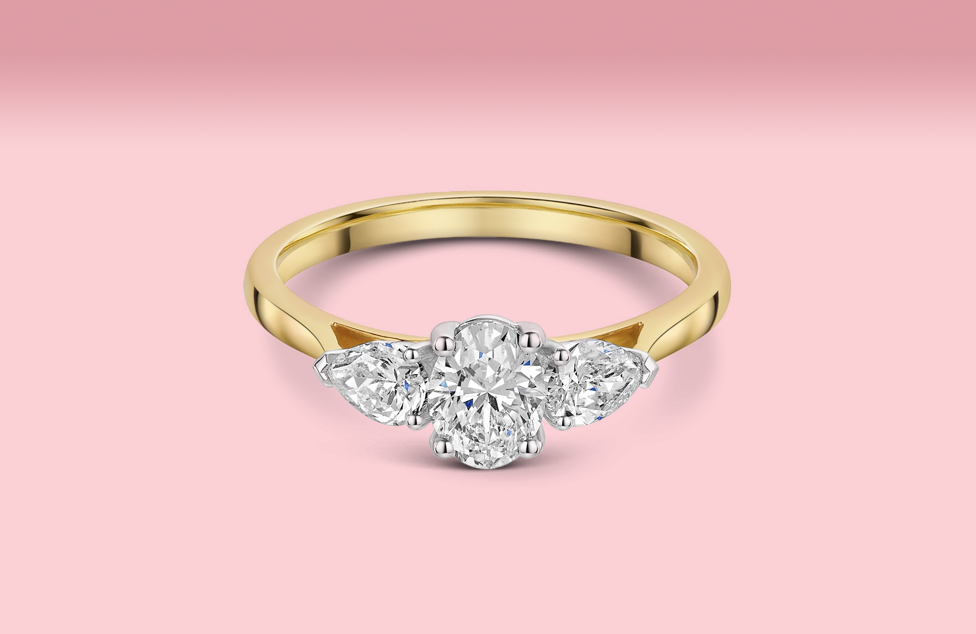 Three-Stone Engagement Rings
