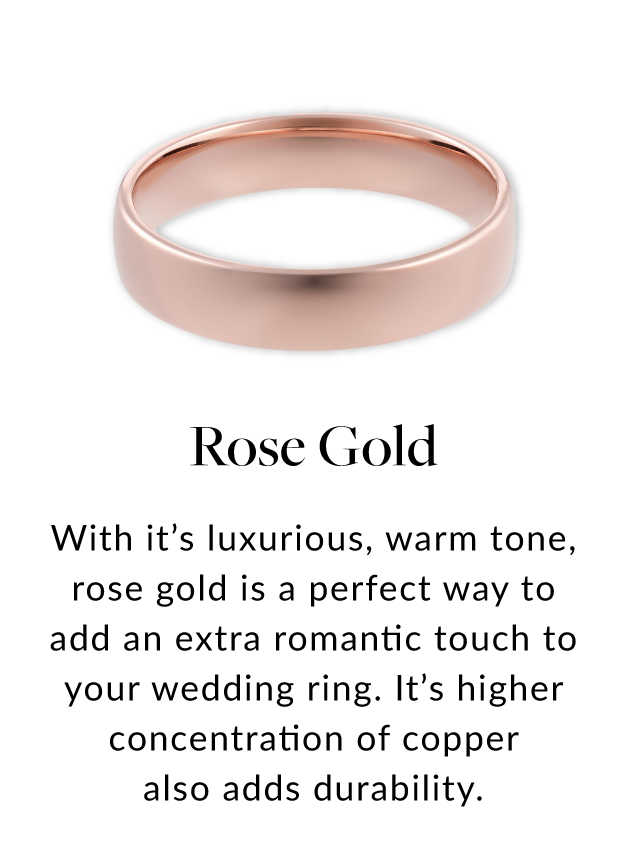 Rose Gold Wedding Rings