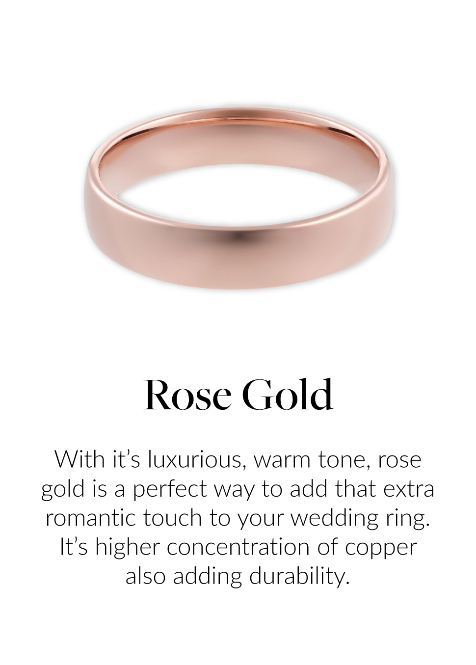 Rose Gold Wedding Rings