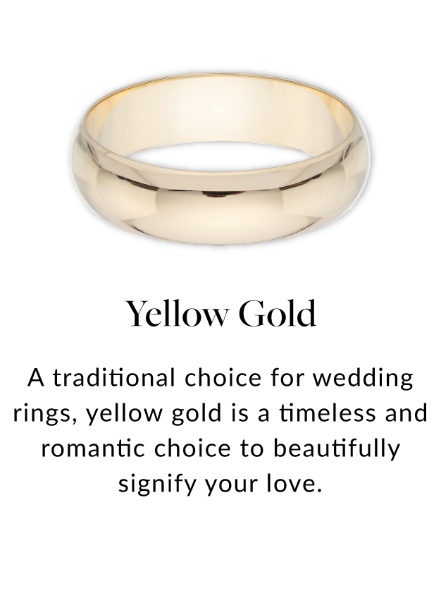Yellow Gold Wedding Rings