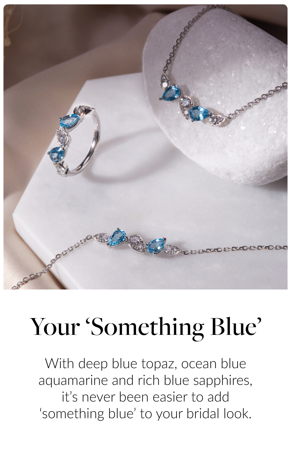 Blue Gemstone Wedding Jewellery