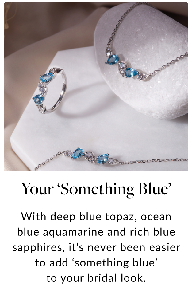 Blue Gemstone Wedding Jewellery