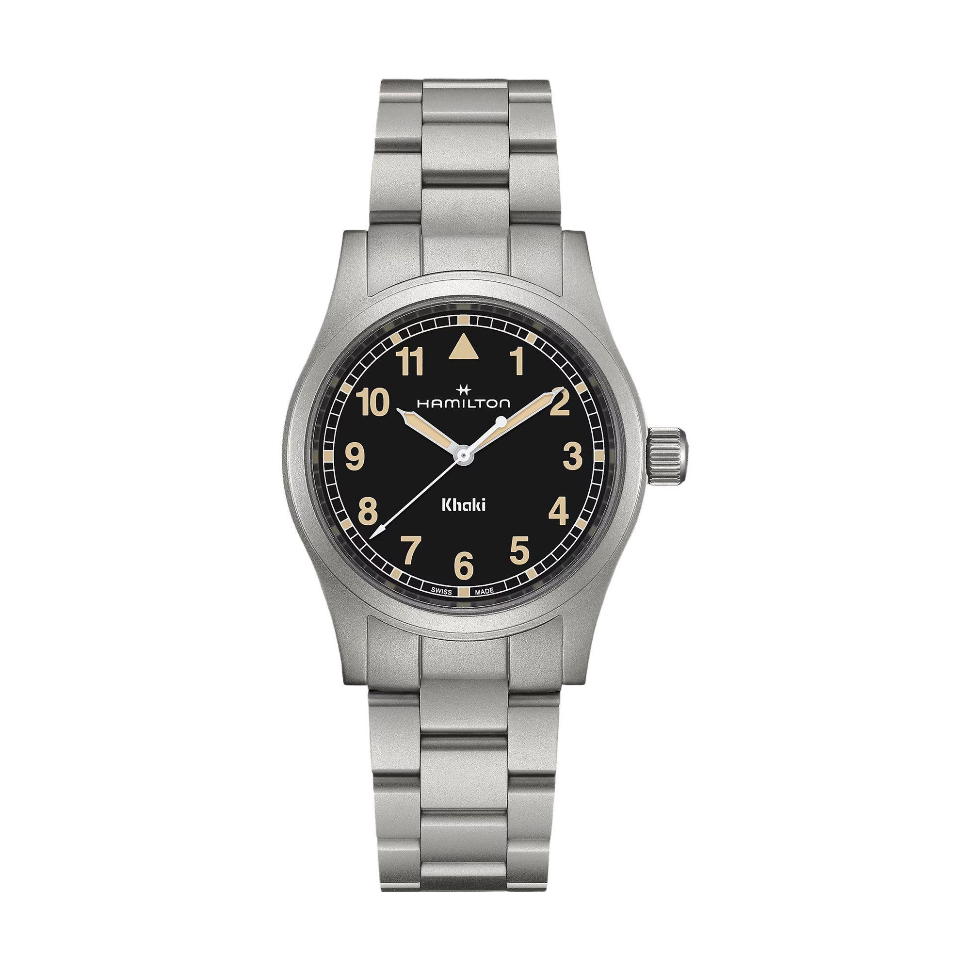 Hamilton Khaki ブラッククォーツ時計 HAMILTON 腕時計 「ハミルトン」 Khaki King （カーキ キング