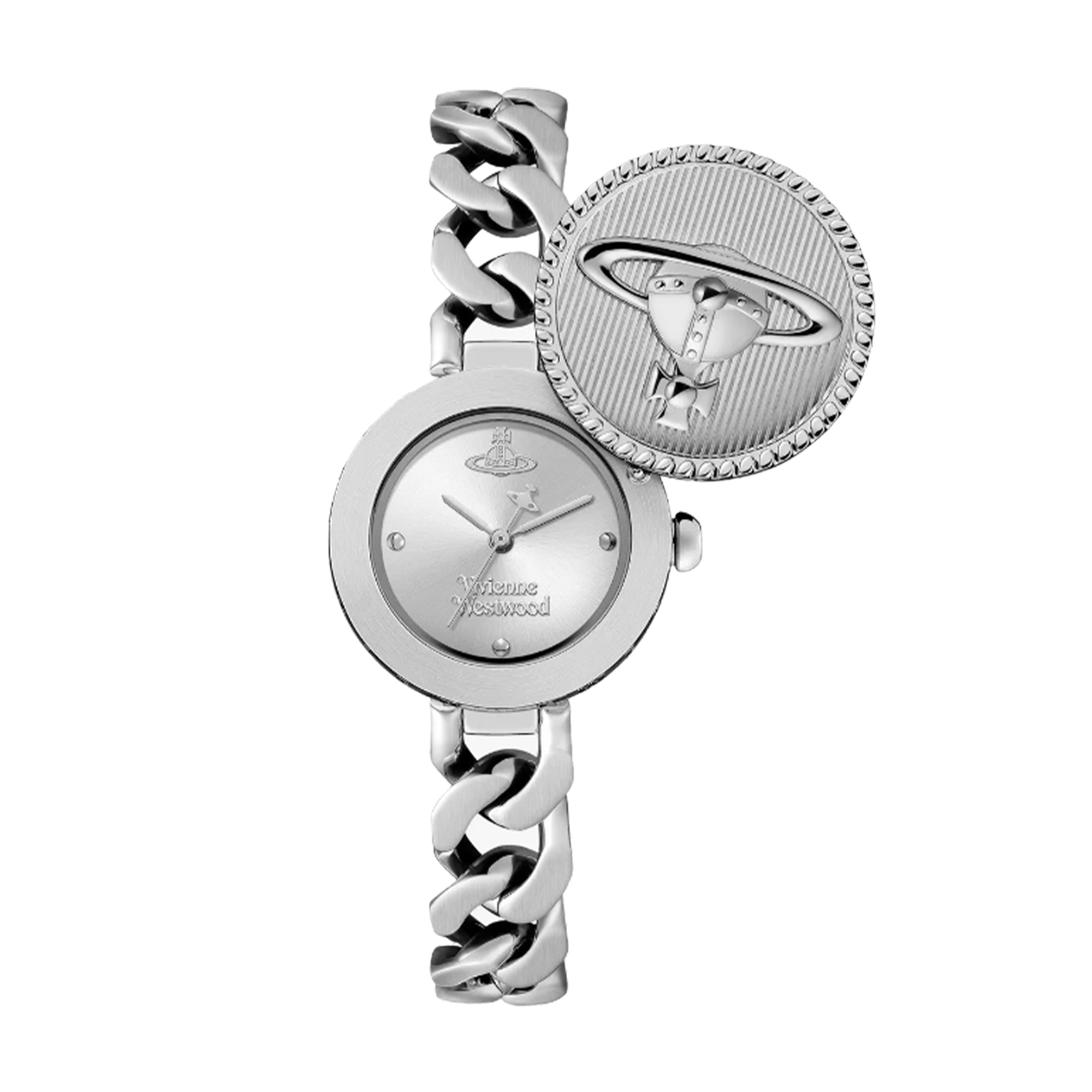 【Vivienne Westwood】Orb Button VV323WSSL Vivienne Westwood Orb Button Quartz 25mm Stainless Steel