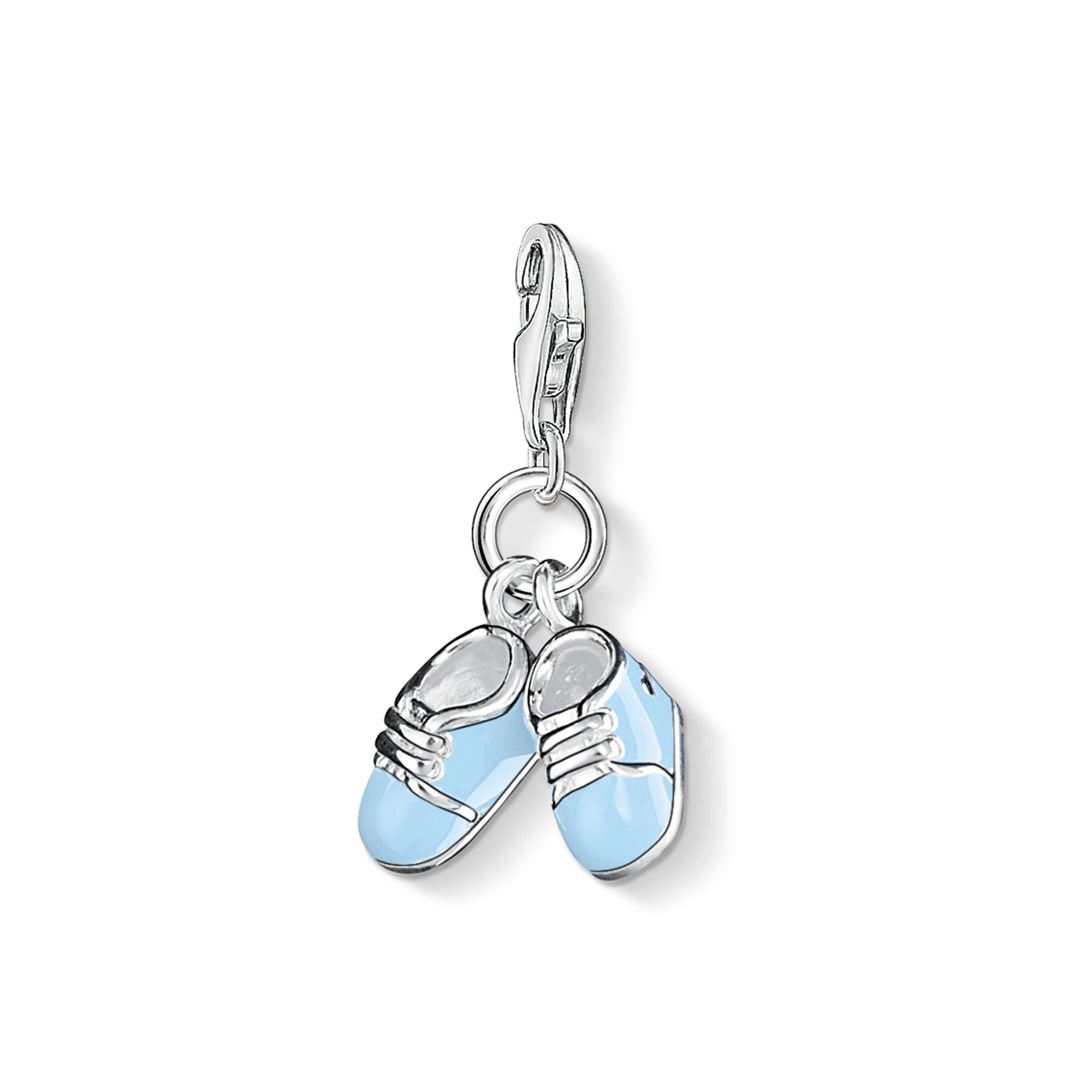 Thomas Sabo Charm Club Blue Baby Shoes Charm 0822-007-1