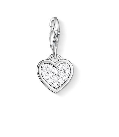 Thomas Sabo Charm Club Glitter Heart Cubic Zirconia Charm