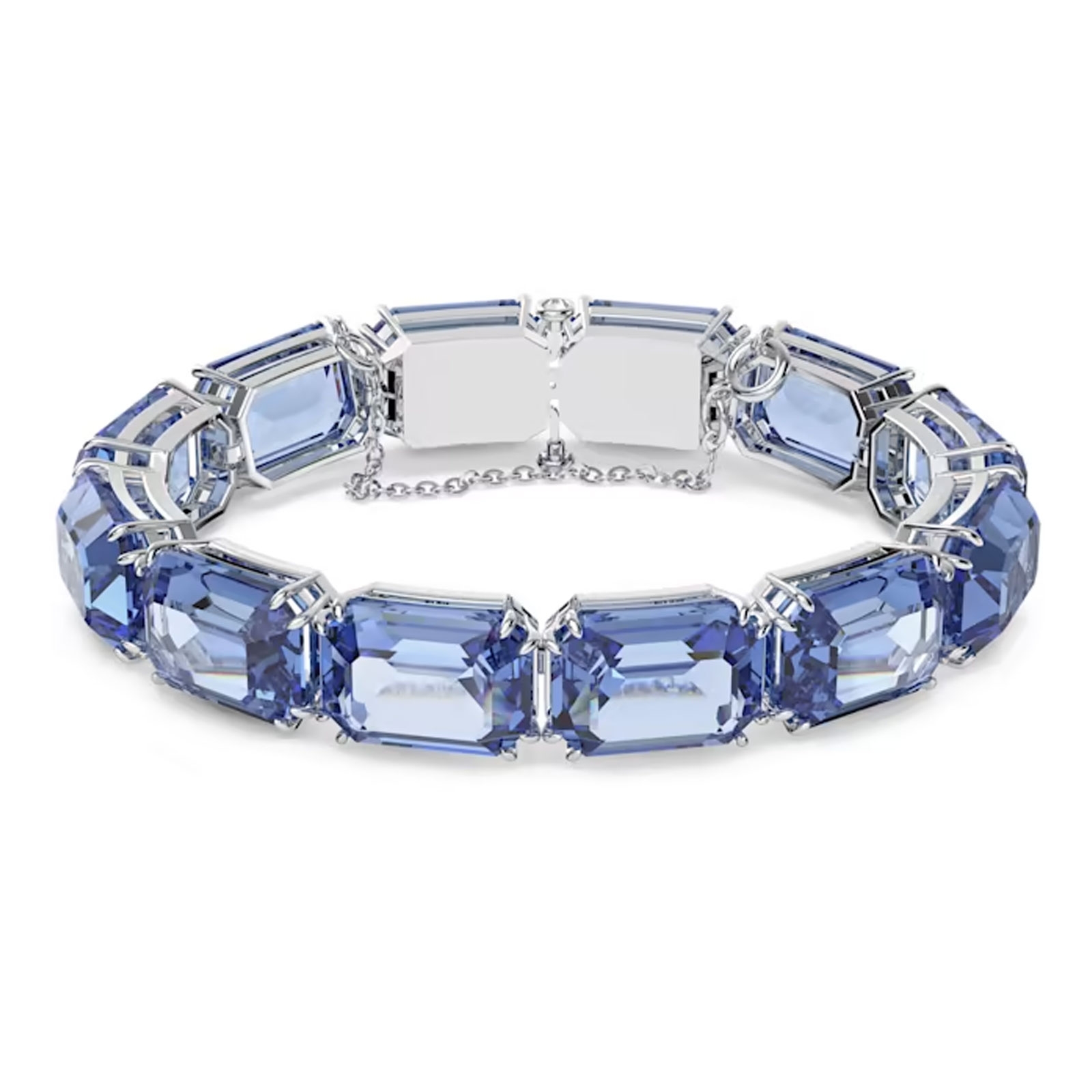 swarovski millenia blue octagon cut bracelet 5614927