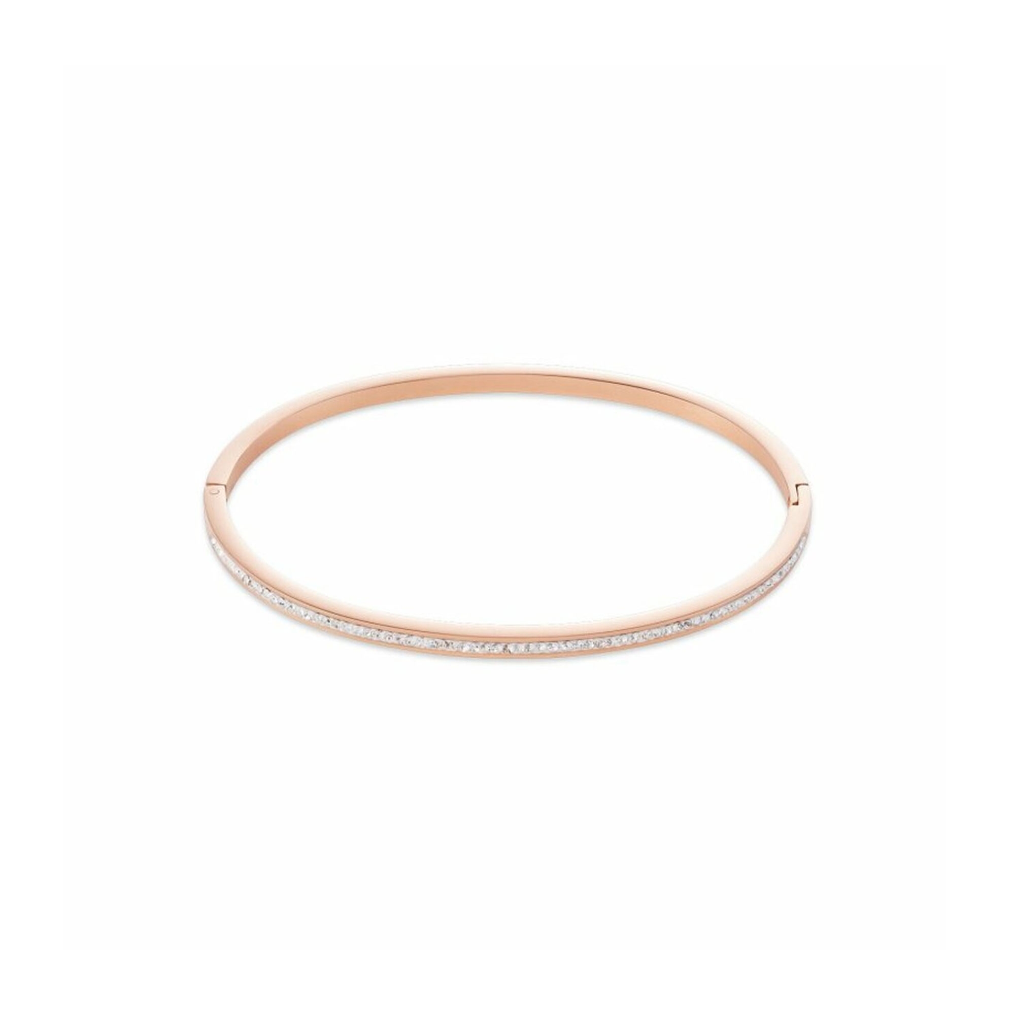 Coeur De Lion Rose White Crystal Bangle 0229/33-1800