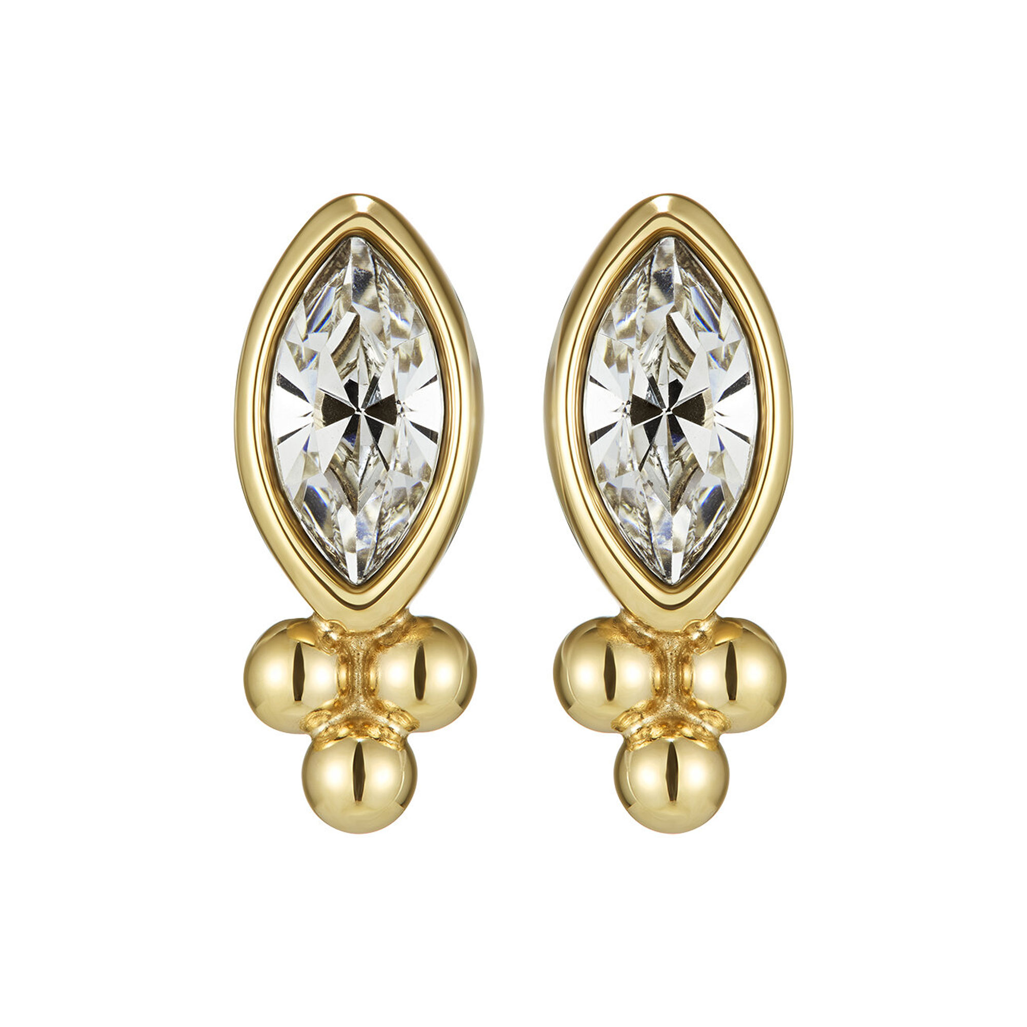 Olivia Burton Classic Dainty Gold Plated Stud Earrings 24100286