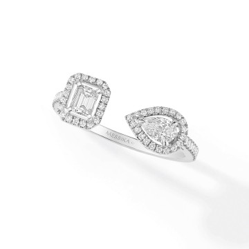Messika My Twin Toi & Moi White Gold 0.45ct Mixed Cut Diamond Ring 06471-WG