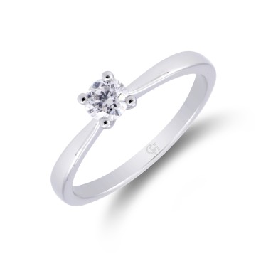18ct White Gold Brilliant Cut 0.70ct Diamond Cluster Ring