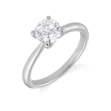 Platinum Brilliant Cut 0.75ct Diamond Solitaire Ring