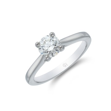 Platinum Brilliant Cut 0.75ct Diamond Solitaire Ring