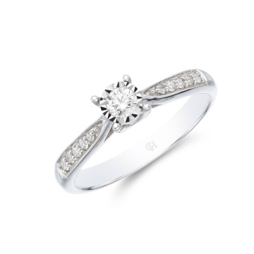 Platinum Brilliant Cut 1.00ct Solitaire
