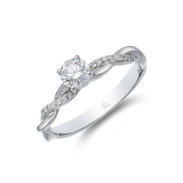 Platinum Brilliant Cut 0.50ct Diamond Solitaire Ring