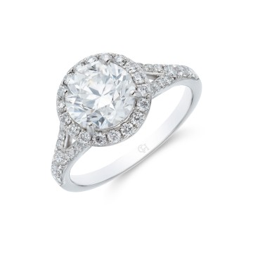 Platinum Brilliant Cut 2.50ct Diamond Solitaire Ring