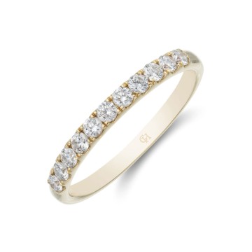 18ct Yellow Gold Brilliant Cut 0.40ct Diamond Eternity Ring