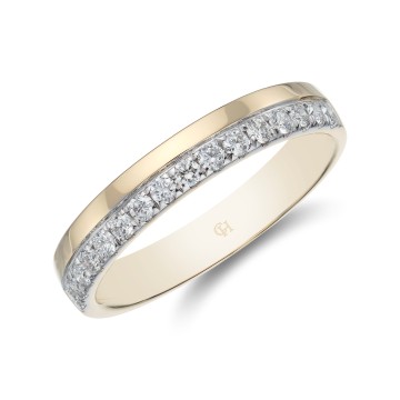 18ct Yellow Gold Brilliant Cut 0.30ct Diamond Eternity Ring