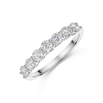 18ct White Gold 0.75ct Brilliant Cut Diamond Eternity Ring