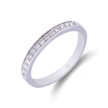 Platinum Brilliant Cut 0.20ct Diamond Eternity Ring