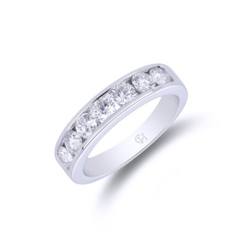 Platinum Oval Cut 0.75ct Diamond Halo Solitaire Ring 