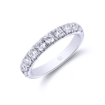 Platinum Oval Cut 0.75ct Diamond Halo Solitaire Ring 