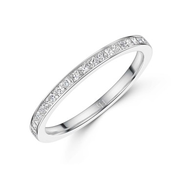 Platinum Princess Cut 0.33ct Diamond Eternity Ring