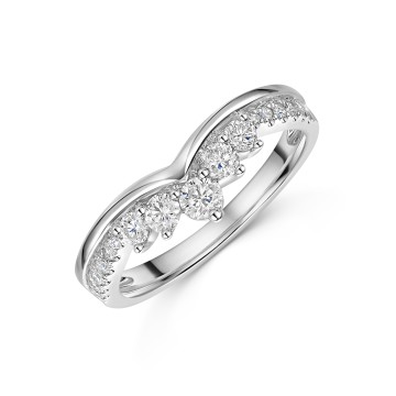 Platinum Round Brilliant 0.48ct Diamond Eternity Ring