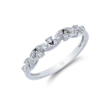 9ct White Gold Brilliant Cut 0.25ct Diamond Eternity Ring
