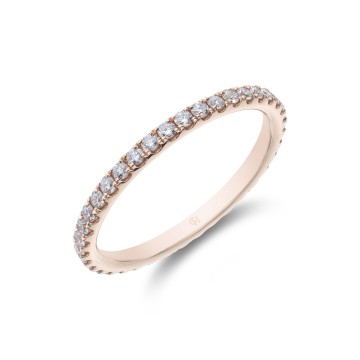 18ct Rose Gold Brilliant Cut 0.50ct Diamond Eternity Ring