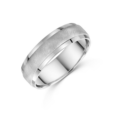 Palladium 6mm Wedding Band