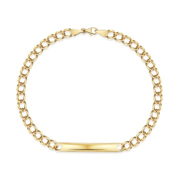 9ct Yellow Gold Gents Chain Bracelet