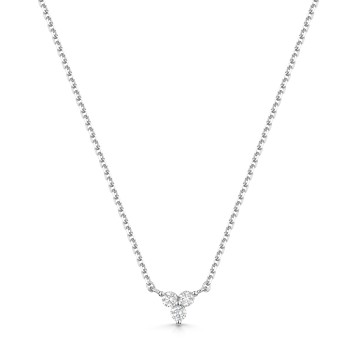 9ct White Gold Round Brilliant 0.10ct Diamond Pendant