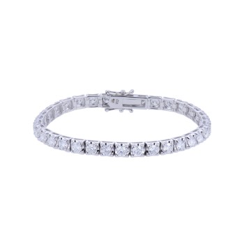 18ct White Gold Brilliant Cut 6.80ct Diamond Bracelet