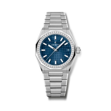 Zenith Defy Skyline Blue 36mm Ladies Watch 16.9400.670/51.I001