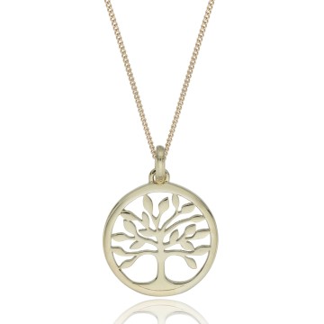 9ct Yellow Gold Tree of Life Pendant