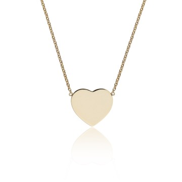 9ct Yellow Gold Mini Heart Necklace