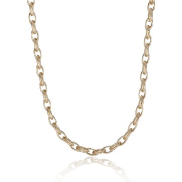 9ct Yellow Gold  'Prince Of Wales' Chain Link Necklace