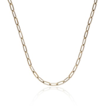 9ct Yellow Gold Paper Clip Chain