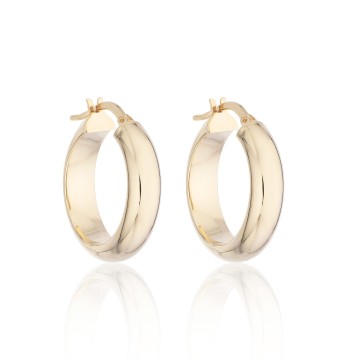 9ct Yellow Gold Mini Hoops