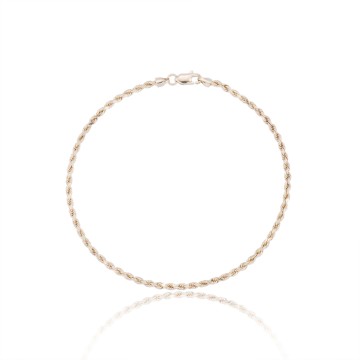 9ct Yellow Gold Rope Bracelet