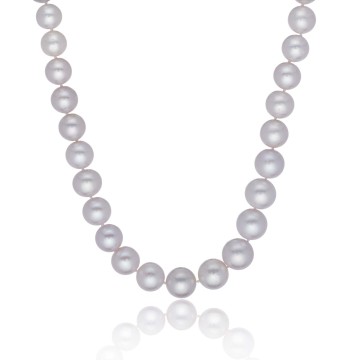 9ct Yellow Gold 11-13mm Freshwater Pearl Necklace