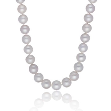 9ct Yellow Gold 13-15mm Freshwater Pearl Necklace