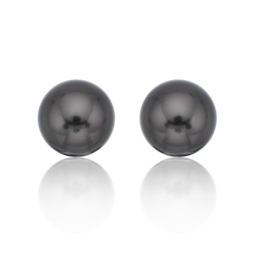 18ct White Gold Tahiti 10-11mm Pearl Earrings