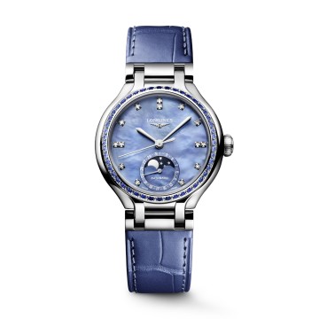 Longines PrimaLuna Moonphase 34mm Ladies Watch L8.126.0.97.2