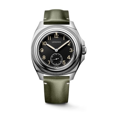 Longines Majetek Black and Green Automatic 43mm Mens Watch L28384532