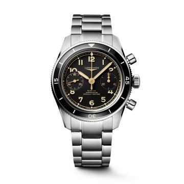 Longines Spirit Pilot Flyback 39.50mm Watch L3.721.4.53.6