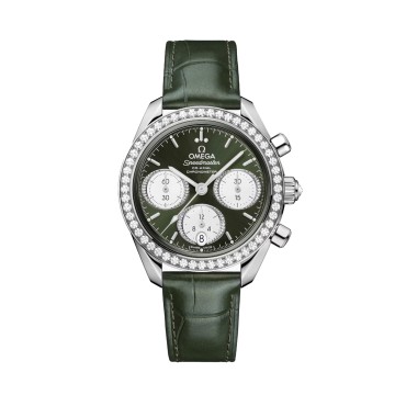 OMEGA Speedmaster 38mm Automatic Chronograph Diamond Watch 324.18.38.50.60.001