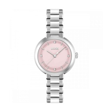 BOSS Sena 34mm Pink Dial Ladies Watch 1502757