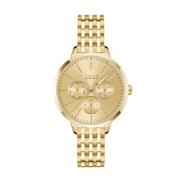 BOSS Symphony Quartz 38mm Stainless Steel and PVD Yellow Gold Ladies Watch 1502782